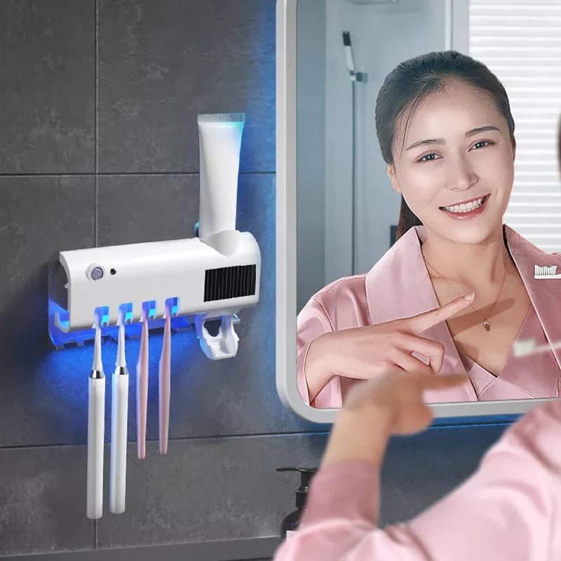 Electric Automatic Toothpaste Dispenser with Uv