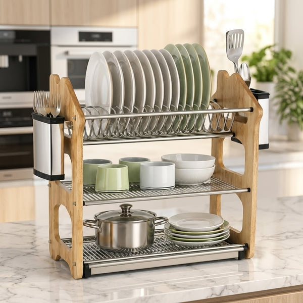 3 Layer Heavy Duty Dish Rack
