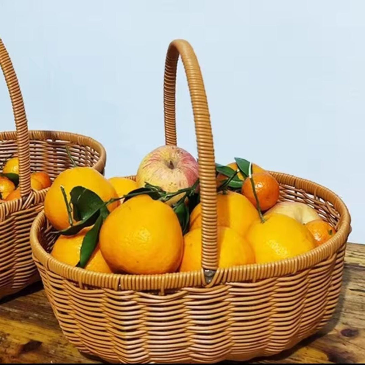 3 in 1 Multifunctional Rattan Storage Basket