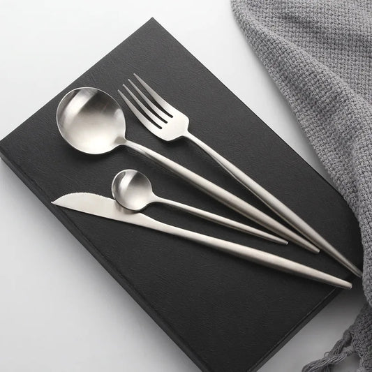 24Pc Cutlery set -silver