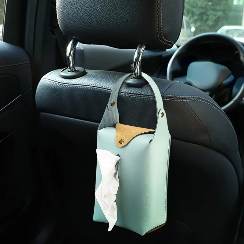 PU leather napkin tissue Holder