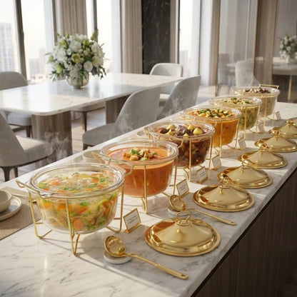 4 Litre Glass Chafing Dish Soup Pot in Nairobi Gem Home Accesories 
