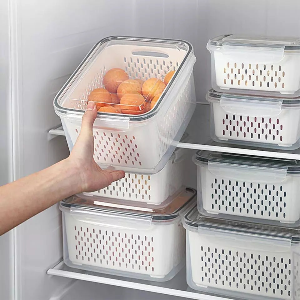 3pc Fridge Organizer Containers