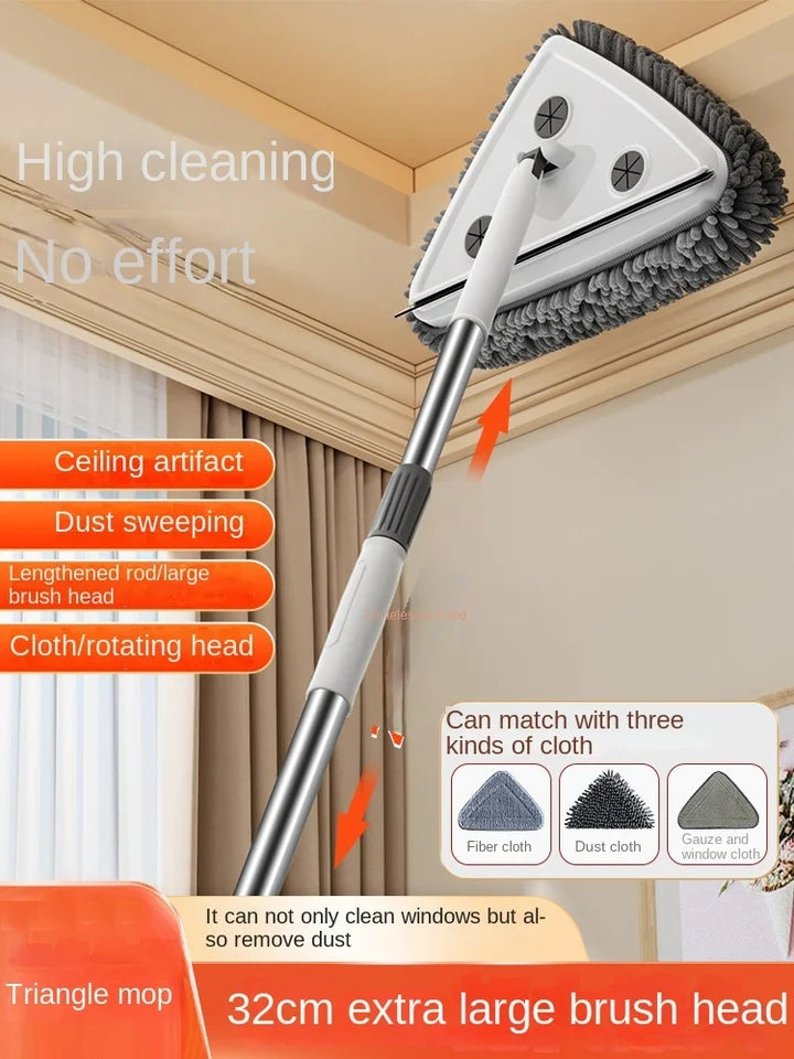 5 in 1 High wall mop with replacement mop heads