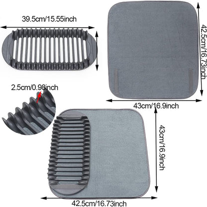 Absorbent Microfiber Kitchen Dish Drying Mat