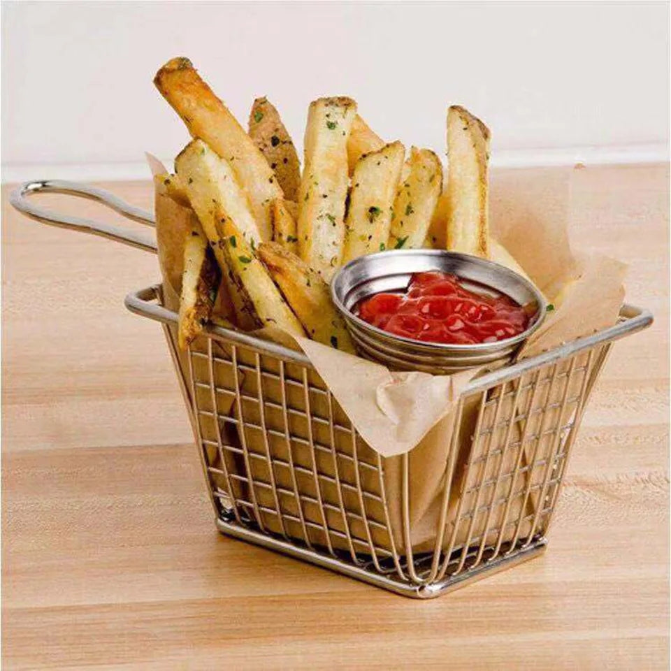 Stainless chips basket