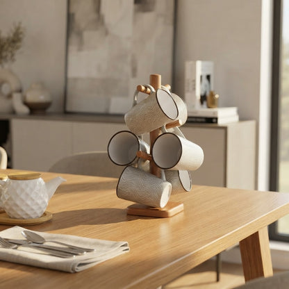 6Pcs Ceramic Cups Set