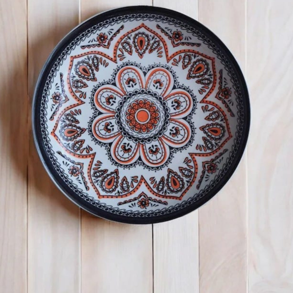 6Pcs Set BohemianStoneware Dinner Plates 