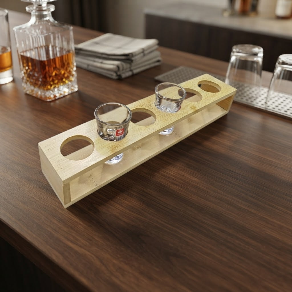 Wooden Shot Glass Holder Stemware rack in Nairobi Gem Home Accessories 