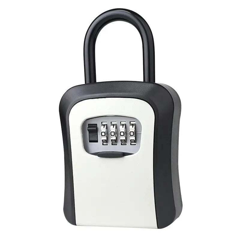 Metallic safe key box