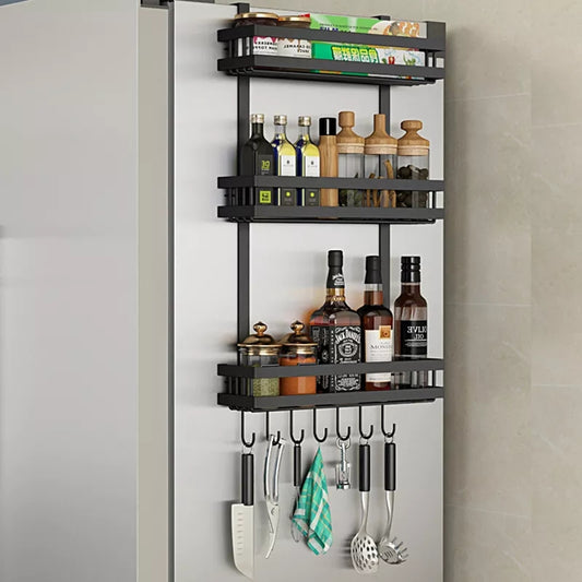 Over The Fridge Steel Organizer