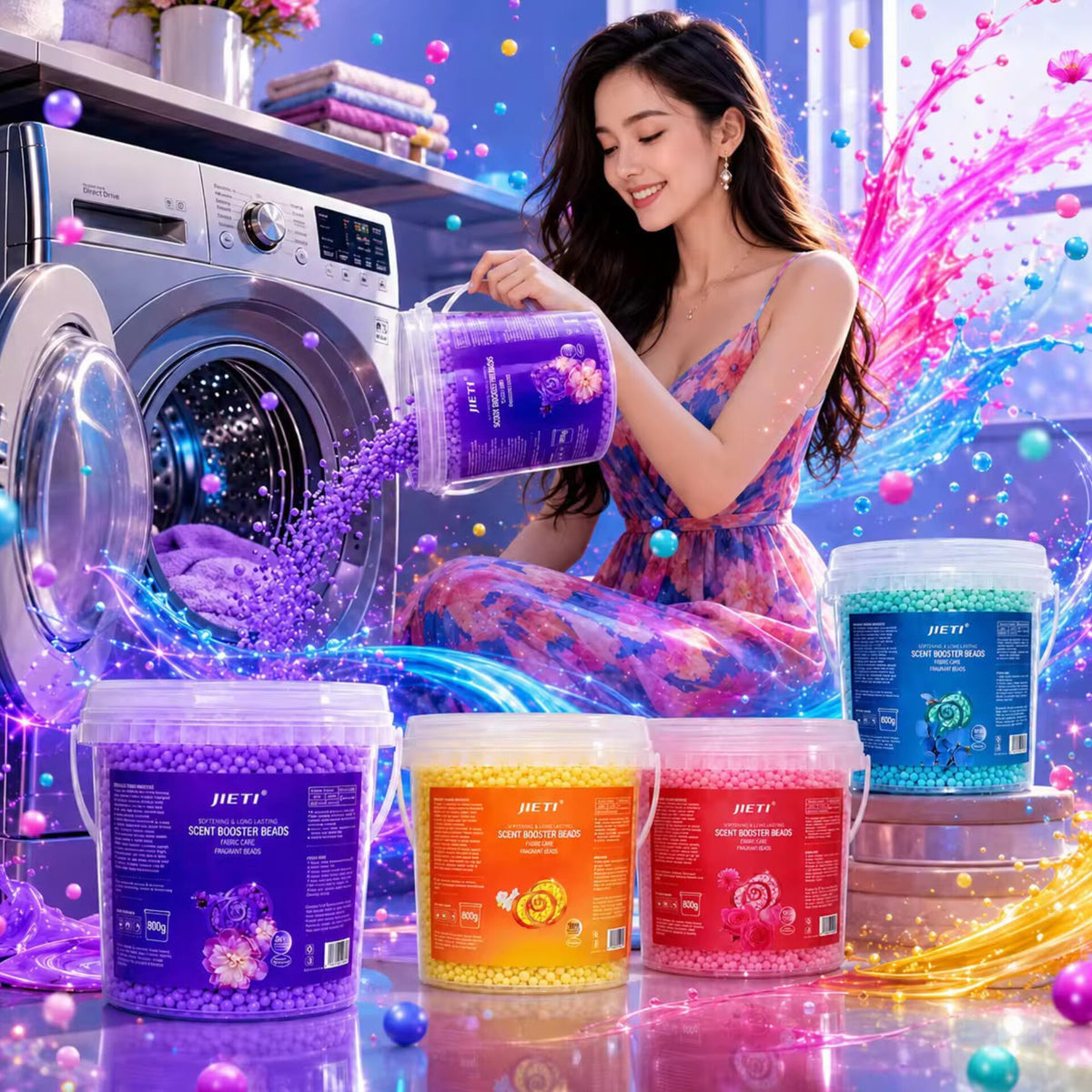 800g Long Lasting Laundry Scent Booster Beads