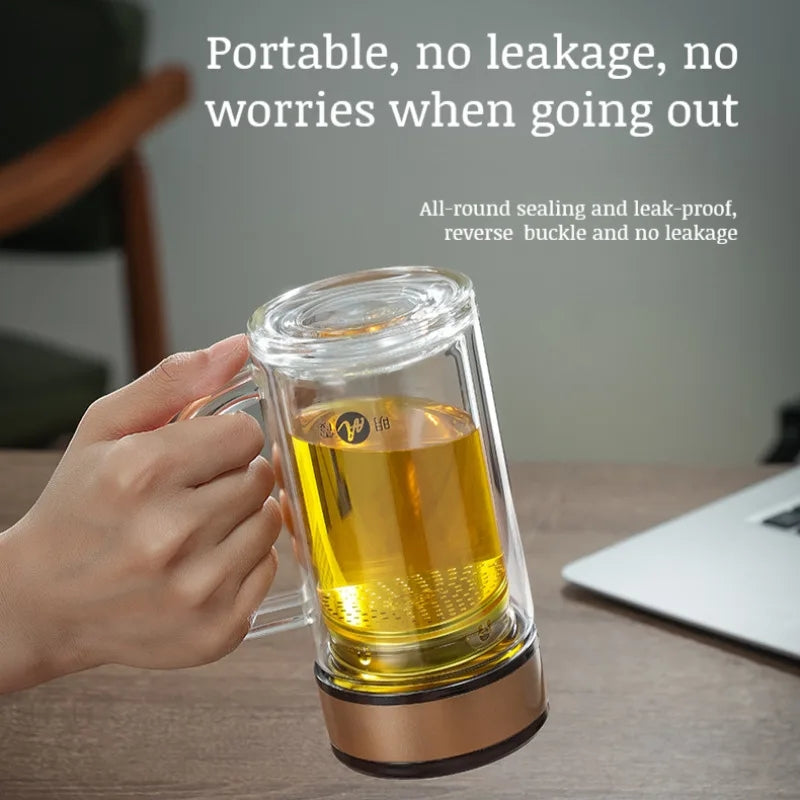 Borosilicate glass mug