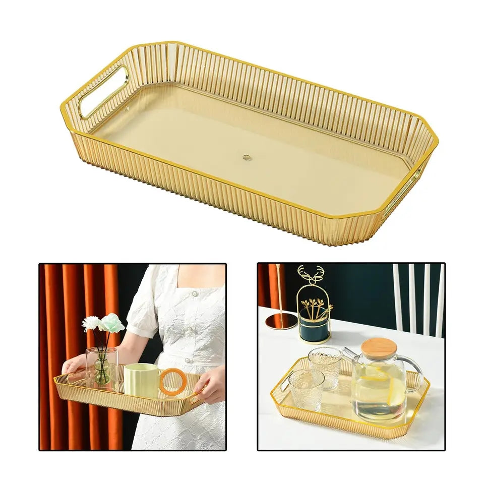 Luxury Gold Rimmed Tray