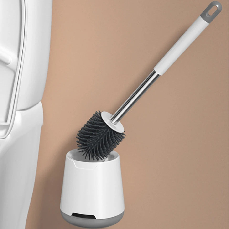 Silicone Toilet Brush Set