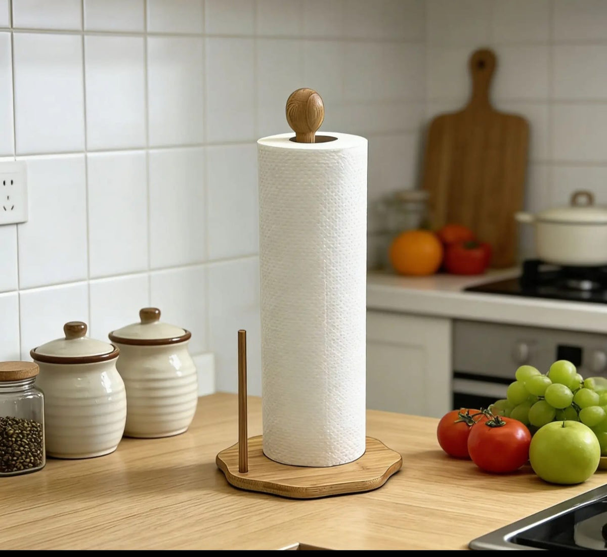 Bamboo Kitchen Tissue  Holder in Nairobi Gem Home Accessories 