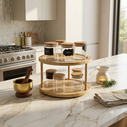 Rotating spice rack in Nairobi 