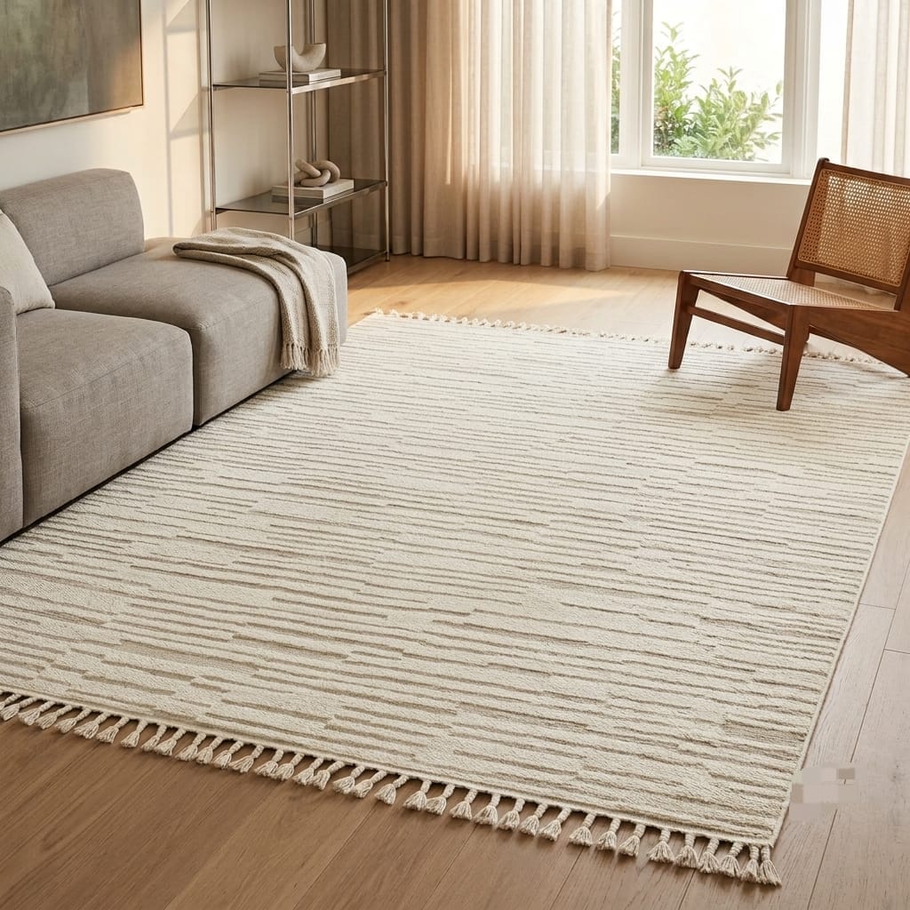 8*11 Bohemian Carpet with Tassels