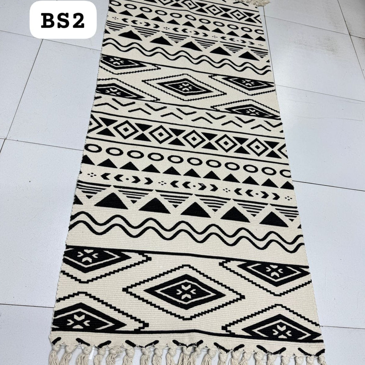 Boho Area Rug With Tassels