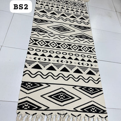 Boho Area Rug With Tassels