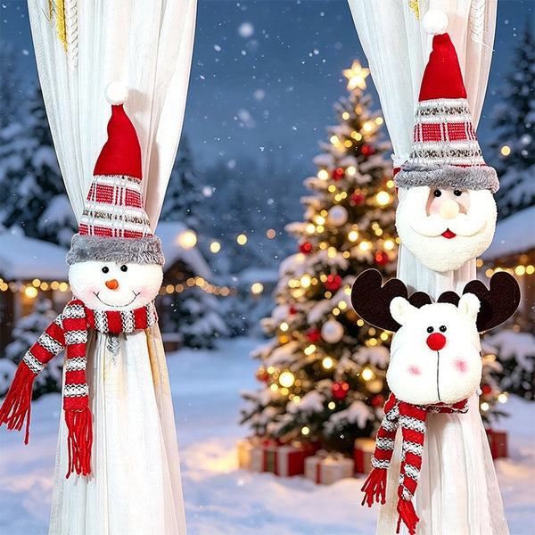 Christmas Curtain Holder Tiebacks