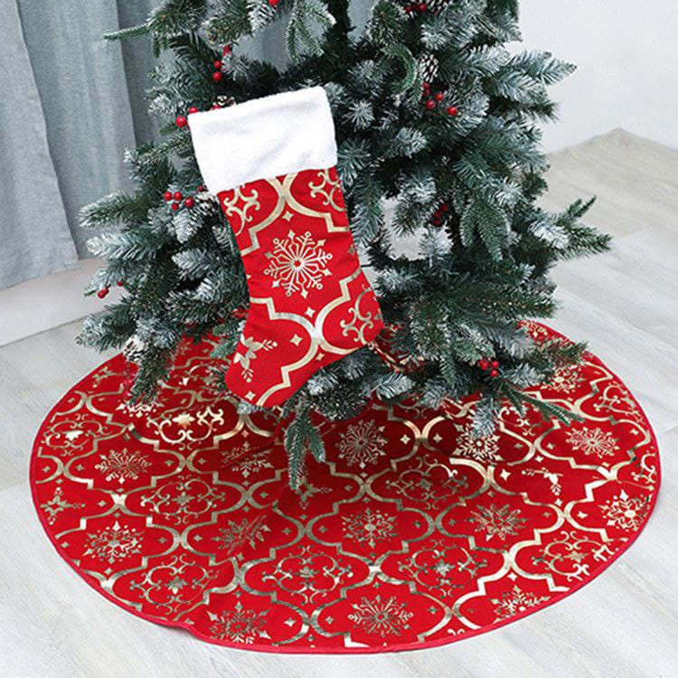 Christmas Tree Skirt and Stocking Set