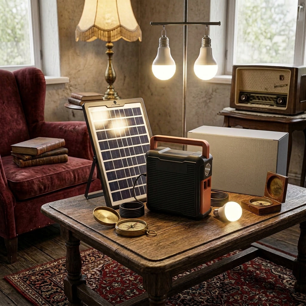 EP-395 Solar System with 3 Bulbs, Radio, and Bluetooth Speaker in Nairobi Gem Home Accesories