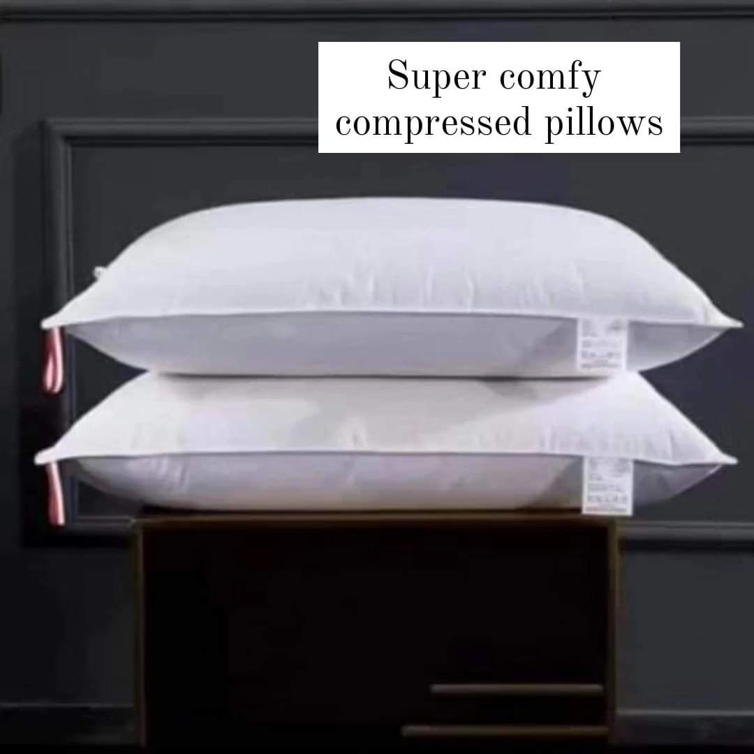 Comfy compressed pillows