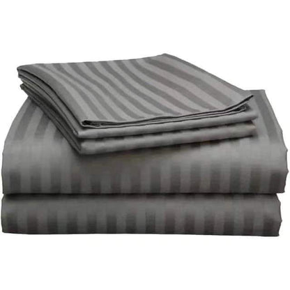 7*8/8*8 Stripped bedsheets BlackNov