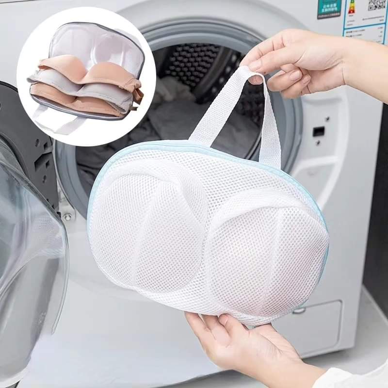 Anti-deformation bra washing machine bags 2pc set