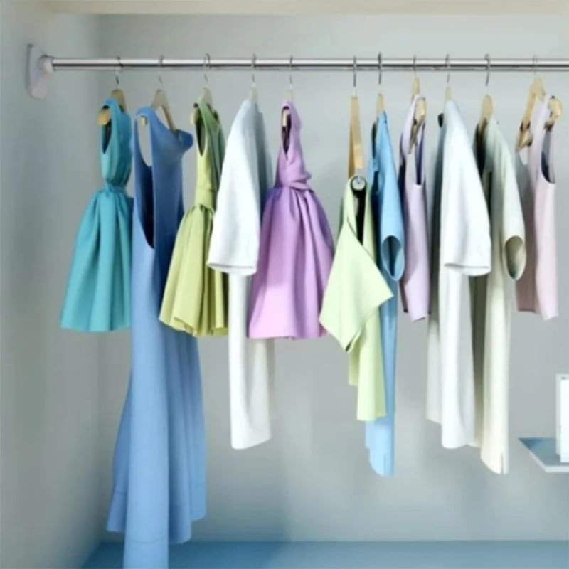 Telescopic clothing rod /shower curtain rod