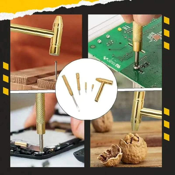 5 in 1 Multifunction Mini Hammer and Screwdriver Set
