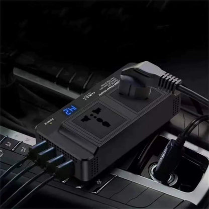 Car power inverter dc to  ac car multi charger