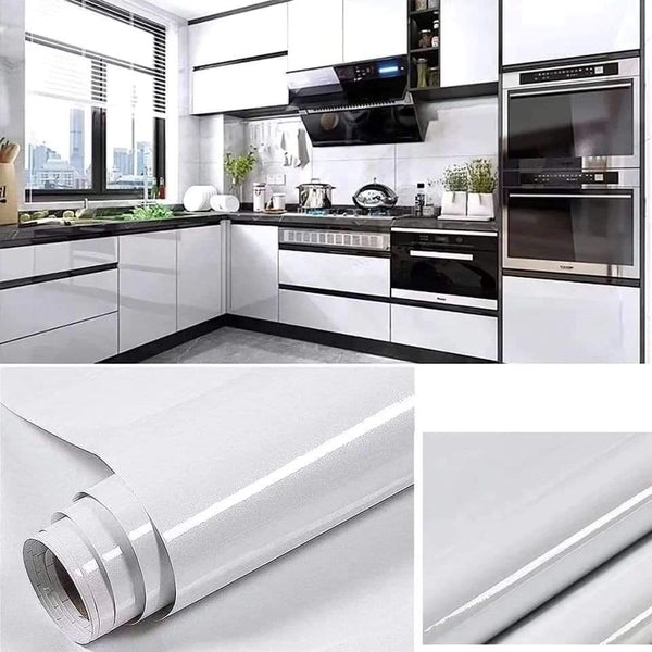 Plain White Contact Paper Roll