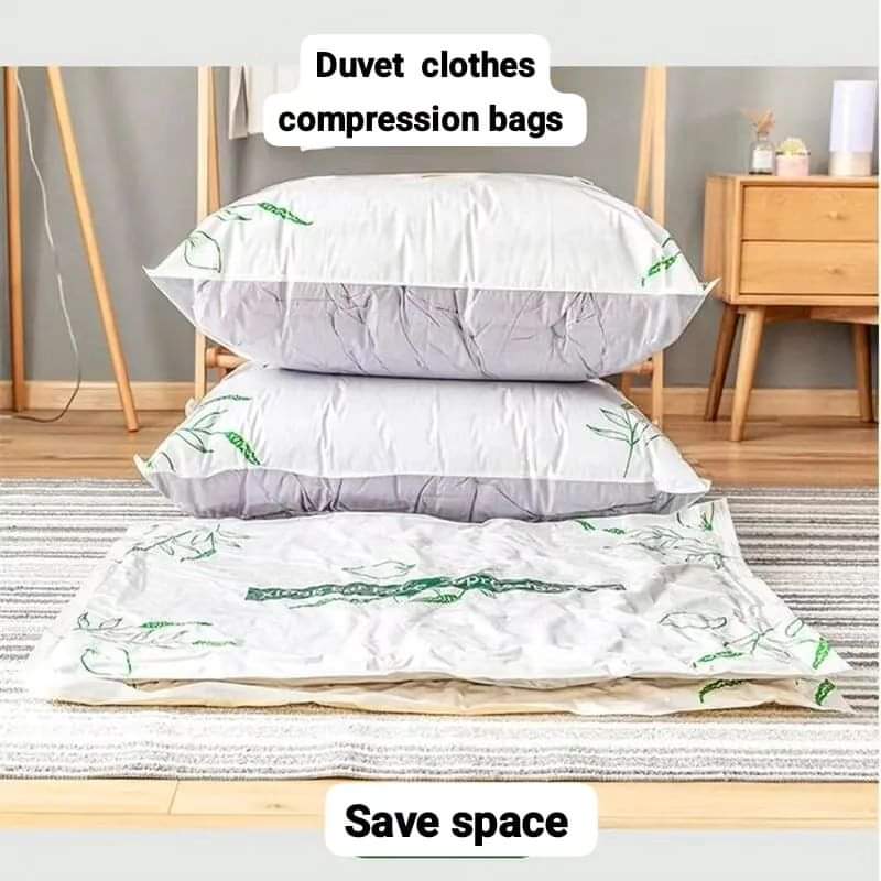 10pc Set Duvet clothes compression bags plus electric pump