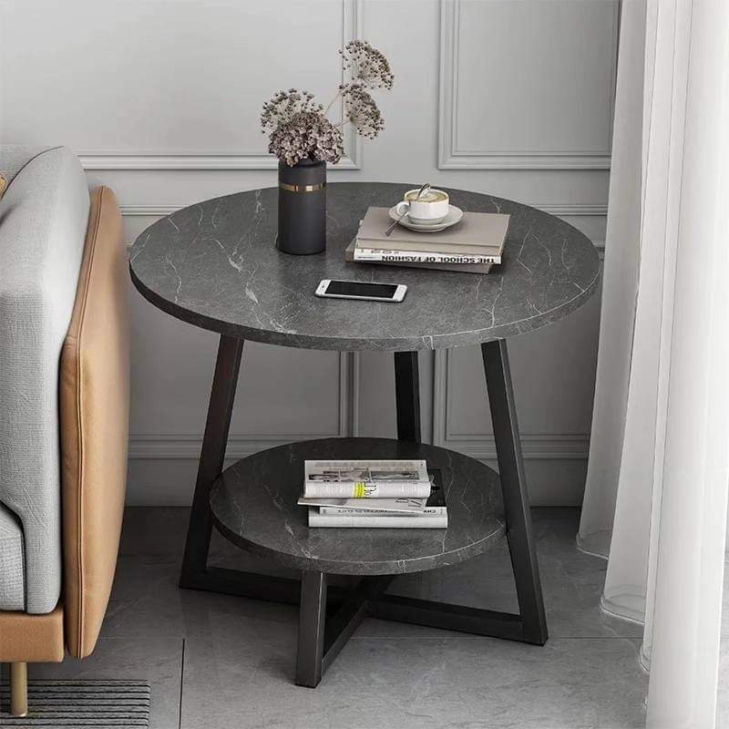 Marble Effect Side Stool