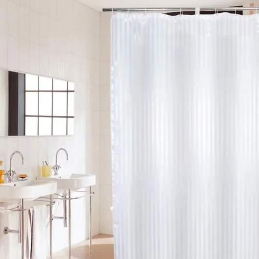 Stripped Shower Curtain