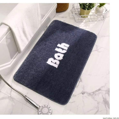 Fluffy anti-slip absorbent mat