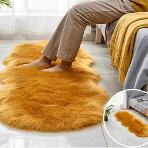 Faux fur carpet