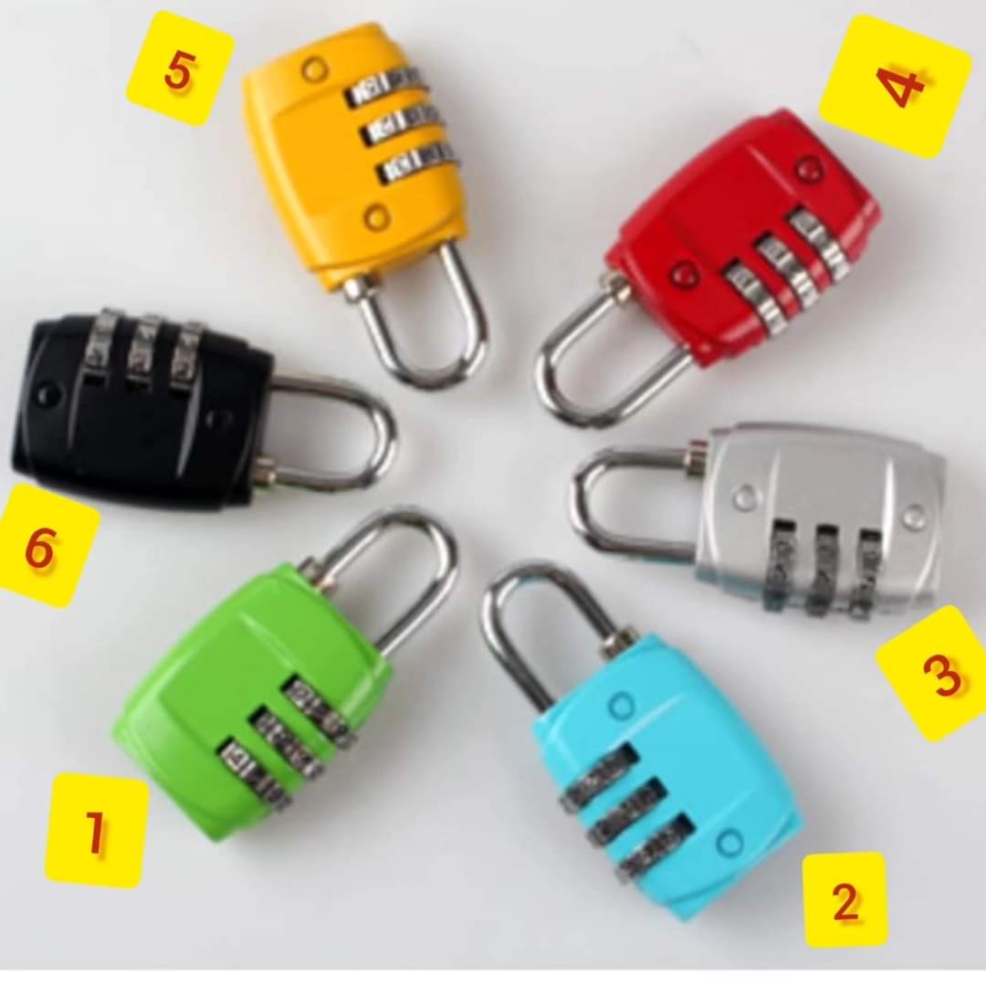 Travel safety padlock  suitcase padlock