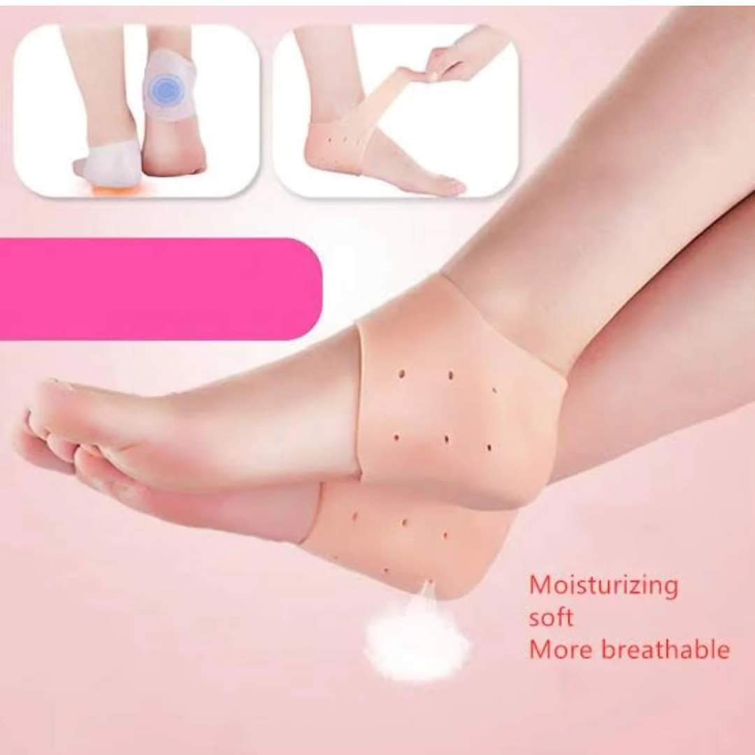 Silicone moisture gel socks