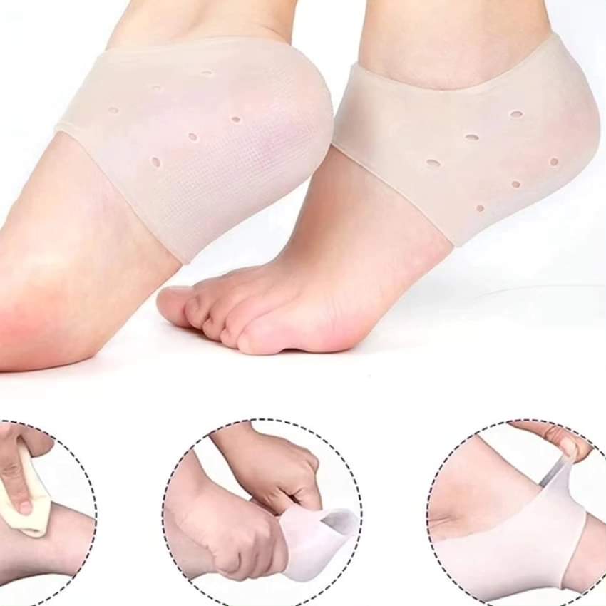 Silicone moisture gel socks