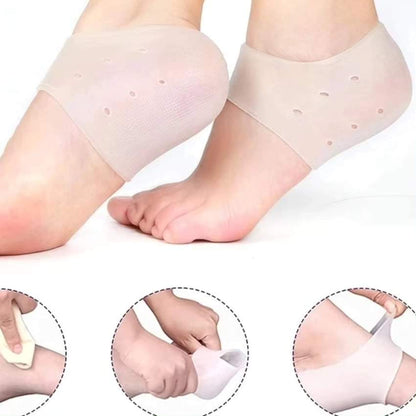 Silicone moisture gel socks