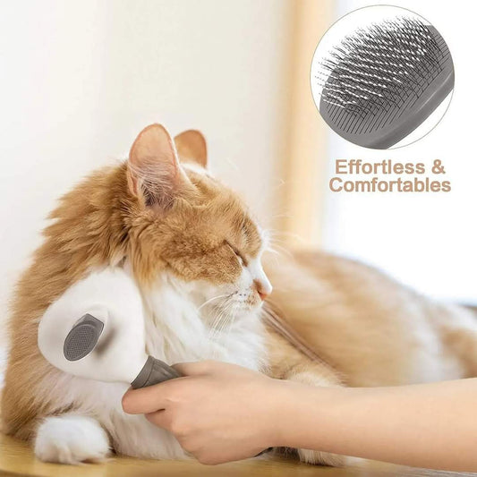 Pet grooming brush