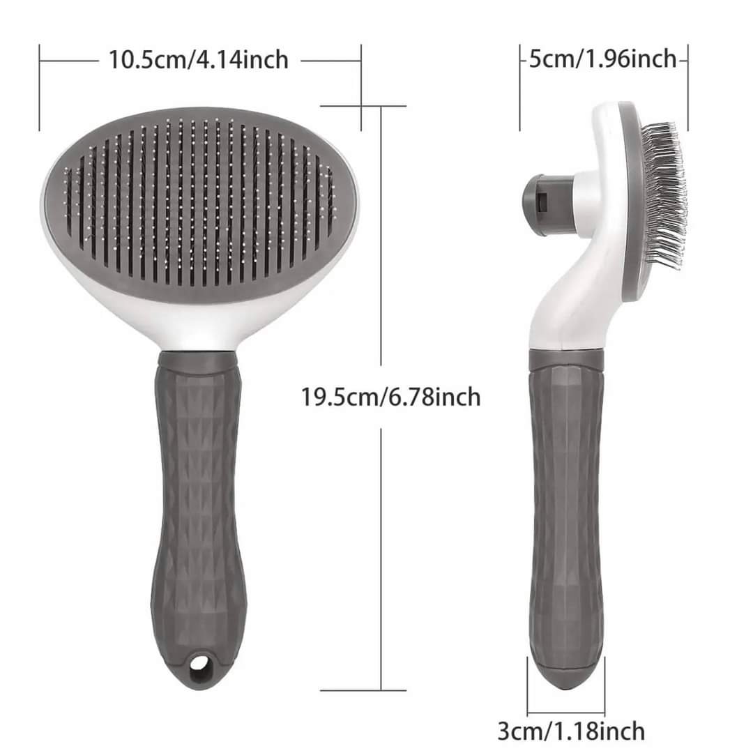 Pet grooming brush