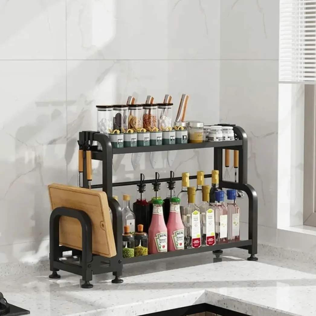 2 tier multifunctional spice rack