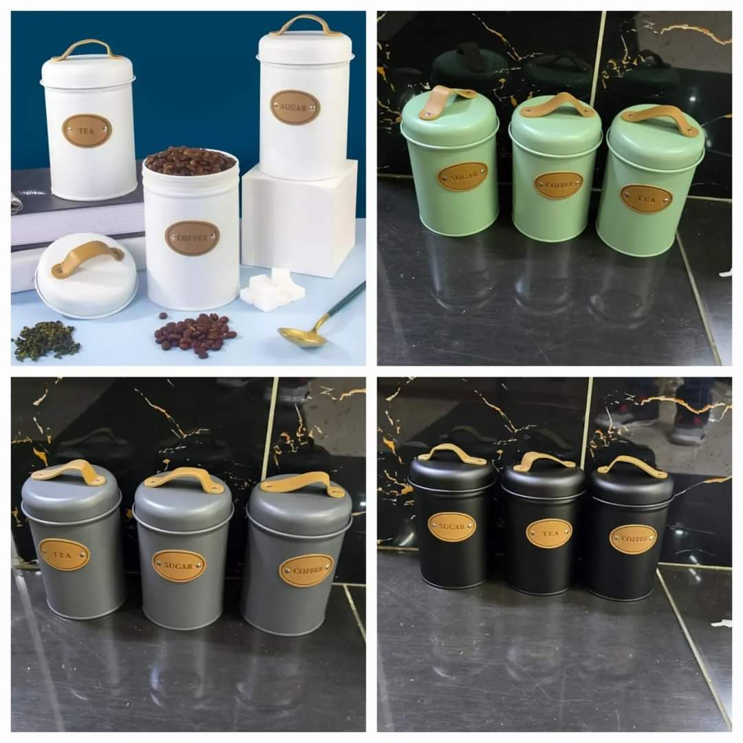 3 Pieces Canister Set