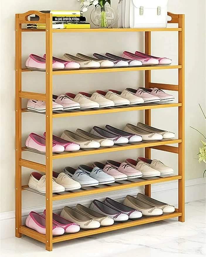 6 Layer Bamboo Shoe Rack