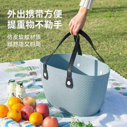 Picnic basket with straps BlackNov