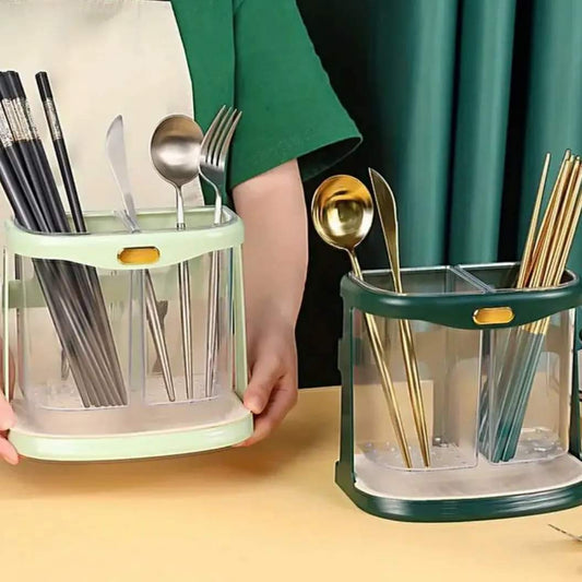 Kitchen Cutlery Organizer With Drain Hole